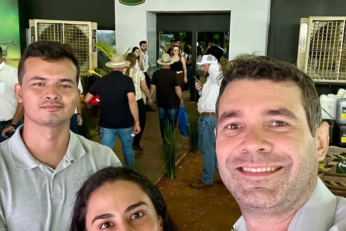 Equipo de upCampo en el Show Safra BR 163, en Lucas do Rio Verde